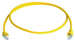 V&otilde;rgukaabel Cat6a S/FTP 1.0m kollane LSZH