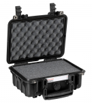 Kohver 316x270x143mm, veekindel, must, vahuga, IP67, 1.46kg