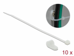 Kaablisidemed klambriga 300 x 4.8mm, valged (10tk)