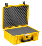 Kohver 485x414x212mm, veekindel, kollane, vahuga, IP67, 3.58kg