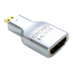 &Uuml;leminek Micro HDMI (M) - HDMI (F), CROMO