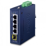 Switch: 4 x 10/100/1000T(X), 1x 100/1000 SFP, -40 kuni 75&deg;C, mittemanageeritav, DIN