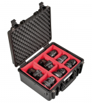 Kohver jaotajatega 474x415x214mm, veekindel, must, vahuga, IP67, 4.7kg