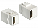 Keystone moodul: HDMI F / F 2160p, valge