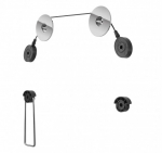 TV seinakinnitus kiirpaigaldus 26"-55" kuni 50kg must