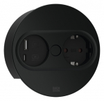 Pistikupesa Twist 2 1 x CEE7/3 2.0m, 1 x USB-A, 1 x USB-C, matt must