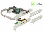 Helikaart: PCIe x1, 6x 3.5mm stereo sisendit, 2x S/PDIF / TOSLINK sisend/v&auml;ljund, 7.1