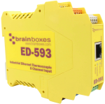 Ethernet I/O seade - 8 Channel Thermocouple Input, -40&deg;C kuni +80&deg;C, 5 VDC - 30 VDC