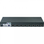 KVM switch: 8 porti, VGA, USB, PS/2, r&auml;kitav, kuni 2048x1536
