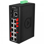 Switch: 10 x 10/100/1000BaseT(X), 2 x SFP, -40 kuni 80&deg;C, manageeritav, DIN, ATEX