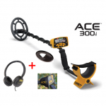 Metallidetektor Garrett ACE 300i, 7"x10" Kontsentriline otsimispool , 8 KHz