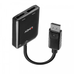 Displayport splitter 1 sisse/ 2 v&auml;lja (F), 4K@30Hz, must