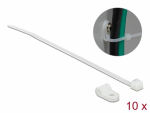 Kaablisidemed klambriga 150 x 2.5mm, valged (10tk)