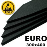 Pakkematerjal - Conductive FOAM 10mm for 300x400 EUROcontainers bottom covering
