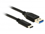 USB-C kaabel C - A 0.5m, USB 3.1 10Gbps, 3A, must