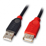USB 2.0 pikenduskaabel (v&otilde;imendiga) 5.0m, Active Slim (kuni 5 kaablit v&otilde;ib kokku panna)