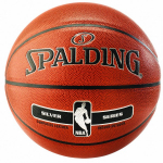 KORVPALLI PALL SPALDING NBA SILVER IN/OUT