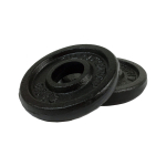 Raskuskettad TUNTURI Plates Black, 30 mm, 0.5kg (paar)