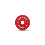 Raskusketas HAMMER Bumper Plate, Red, 50mm, 2,5 kg