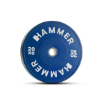 Raskusketas HAMMER Bumper Plate, Blue, 50mm, 20 kg