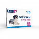 Bioveta Miziverm 12,5 mg/125 mg koertele tbl. N2*