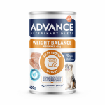 ADVANCE VETERINARY DIET DOG Weight Balance Medium/Maxi 400g - t&auml;isv&auml;&auml;rtuslik, tasakaalustatud m&auml;rgtoit, mis on eriti v&auml;lja t&ouml;&ouml;tatud, et aidata kontrollida &uuml;lekaalulisi kehakaalu t&auml;iskasvanud keskmise ja suure kasvuga koertel (&uuml;le 10 kg).