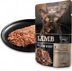 LEONARDO LAMB EXTRA PULLED BEEF 70G - MITRĀ TOIT KASSIDELE LAMBALIHA JA REBITUD LIHAGA