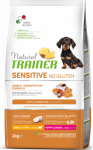 NT DOG SENSITIVE NO GLUTEN PUPPY&JUNIOR SMALL&T SALMON 800G - t&auml;isv&auml;&auml;rtuslik gluteenivaba kuivtoit l&otilde;hega v&auml;ikeste t&otilde;ugude kutsikatele