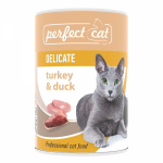 Perfect Cat Delicate Turkey&Duck 400g - Konservitud toit kassidele (kalkun ja part)