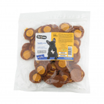 HAU & MIAU lambaliha viilud juustumaitselised 500 g - t&auml;iends&ouml;&ouml;t t&auml;iskasvanud koertele, lambaliha viilud juustu maitsel