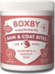 BOXBY SKIN & COAT BITES 240g - t&auml;iends&ouml;&ouml;t koertele, soodustab koera naha ja karvkatte tervist.