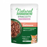 TRAINER NATURAL WET CAT STRACCETTI KITTEN LOHI 70 G - konserveeritud toit kassipoegadele vanuses 1 kuni 12 kuud
