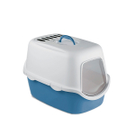 STAFANPLAST Kasside tualett CATHY koos kaanega ja filtriga (sinine/valge) cm 56x40x40h