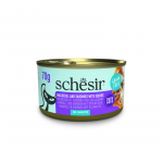 Schesir Cat Grainfree Mackerel and Sardines with Squids in Sauce 70g - makrell, sardiinid ja kalmaar kastmes, ilma teraviljata