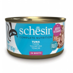 Schesir Cat Tuna in Broth 85g - t&auml;isv&auml;&auml;rtuslik toit - tuunikala puljongis