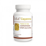 Lisatoit koertele Dolvit Cayenne 90 tab - tabletid v&auml;ljaheidete s&ouml;&ouml;mise vastu