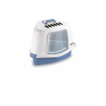 Kasside nurgatualett SPRINT CORNER PLUS kaanega valge/p&otilde;hjamaa sinine 40x56x40cm