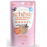 Schesir Baby Mousse Salmon&Chicken 70g - l&otilde;he ja kana vahustatud kassipoegadele