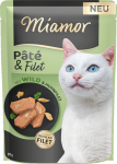 MIAMOR Pate&Filet metsa&kanafileega 85g - Pasteed kassidele metslooma liha ja kanafileega