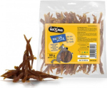 HAU & MIAU pehmed pardiliha ribad, 500 g - koera lisatoidud, kuivatatud pardiliha ribad
