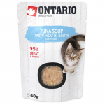 Ontario Soup Kitten Tuna 40g - Maitsev puljong tuunikalat&uuml;kkidega