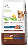 NT DOG SENSITIVE NO GRAIN ADULT MINI TROUT 2 KG - T&auml;isv&auml;&auml;rtuslik gluteenivaba kuivtoit forelliga t&auml;iskasvanud v&auml;ikeste t&otilde;ugude koertele