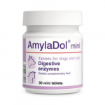 Mineraalsete lisanditega toit koertele ja kassidele Dolvit AmylaDol mini 90 tab - seedeens&uuml;&uuml;mid