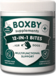 BOXBY 12-IN-1 BITES 240g - multifunktsionaalne multivitamiinidega t&auml;iends&ouml;&ouml;t koertele alates 4-kuulistest.