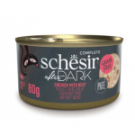 Schesir After Dark Kana koos Veiselihaga 80g - kana ja veiseliha puljongis