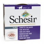 SCHESIR Cat Tuna with Beef Fillets 85g - tuunikala ja veisefilee želees