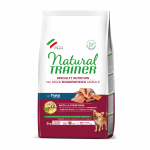 NATURAL TRAINER DOG NO GRAIN MONOPROTEICO ANIMALE ADULT SMALL&TOY TROUT 2 KG - t&auml;isv&auml;&auml;rtuslik monoproteiiniline toit t&auml;iskasvanud v&auml;ikestele koertele (1-10kg) alates 10 kuust. Koos forelliga.
