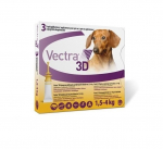VECTRA 3D 0.8ML KOERTELE 1.5-4KG N1 - PARASIITIDE VASTASED TILGAD