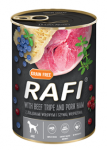 Piper Rafi Adult veiseliha maoga ja sealiha sink, j&otilde;hvikas ja mustikas 400gr - koos veise maoga ja sealiha kink