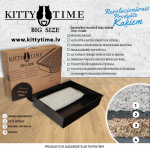 BIG SIZE "KITTY TIME" kassidele vahetatav tualett kassidele